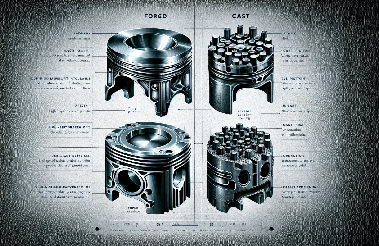 Perbedaan Piston Forged dan Casting